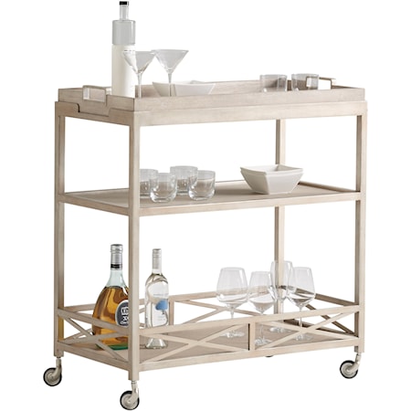 Anacapa Metal Bar Cart